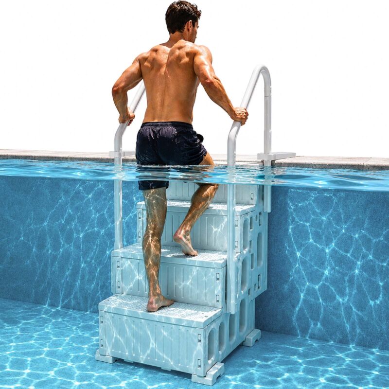 Swimming Pool Ladder, 181,4 kg, 181 kg, 137 cm