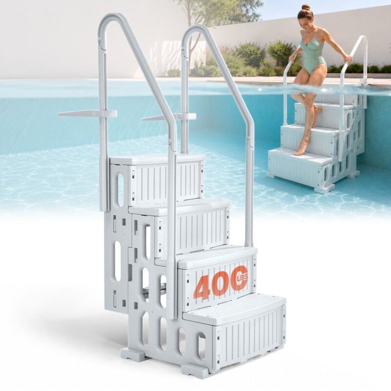 Swimming Pool Ladder, 181,4 kg, 181 kg, 137 cm