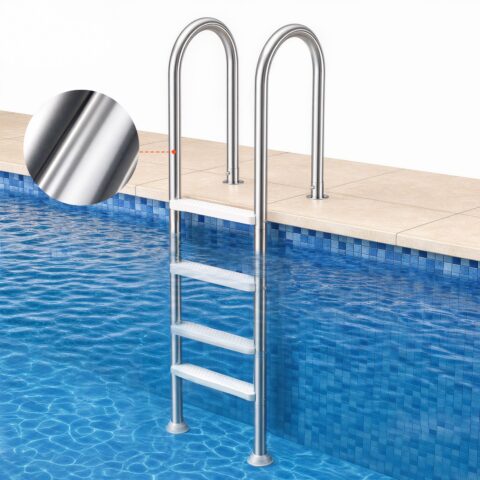 Swimming Pool Ladder, 120 kg, 137 cm