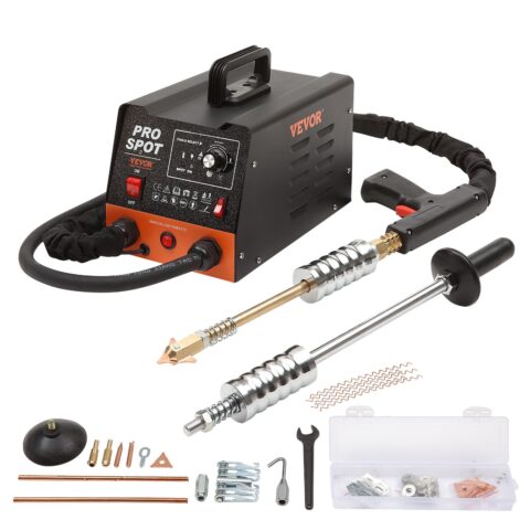 Stud Welder Dent Repair Kit 3 KW Spot Welder Dent Puller & 6 Welding Modes