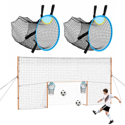 Soccer Goal 2.72 x 1.51 m Soccer Goal for Backyard with Iron Frame PE Net, 2,72 x 1,51 m