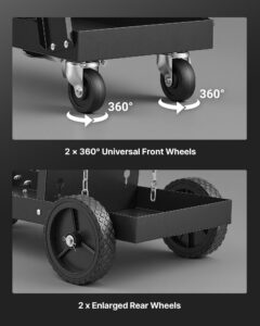 Keevituskäru, 120 kg, 120,2 kg, 2 tasandit — pilt 5