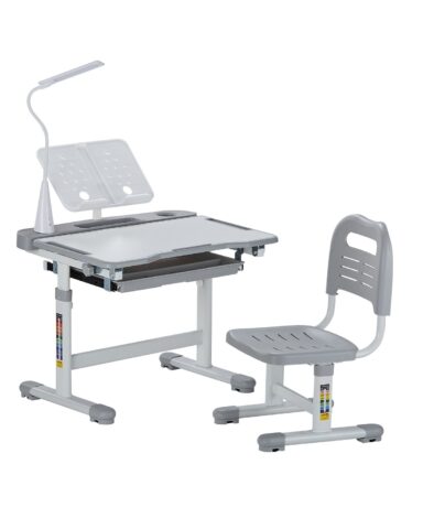 Kids Study Chair and Desk Set, 100 kg, 710 mm, 42,0 cm
