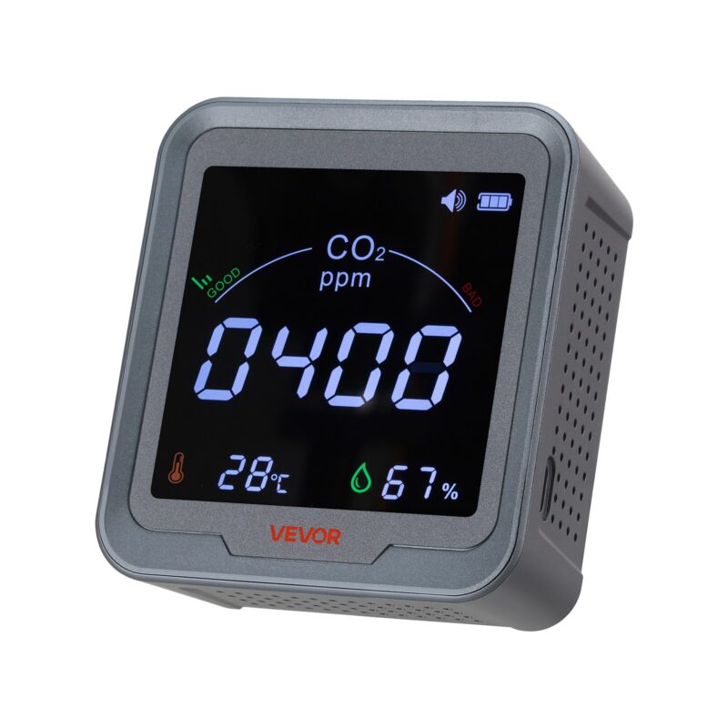 Carbon Dioxide Monitor, 0,21 kg, 90 x 40 x 100 mm