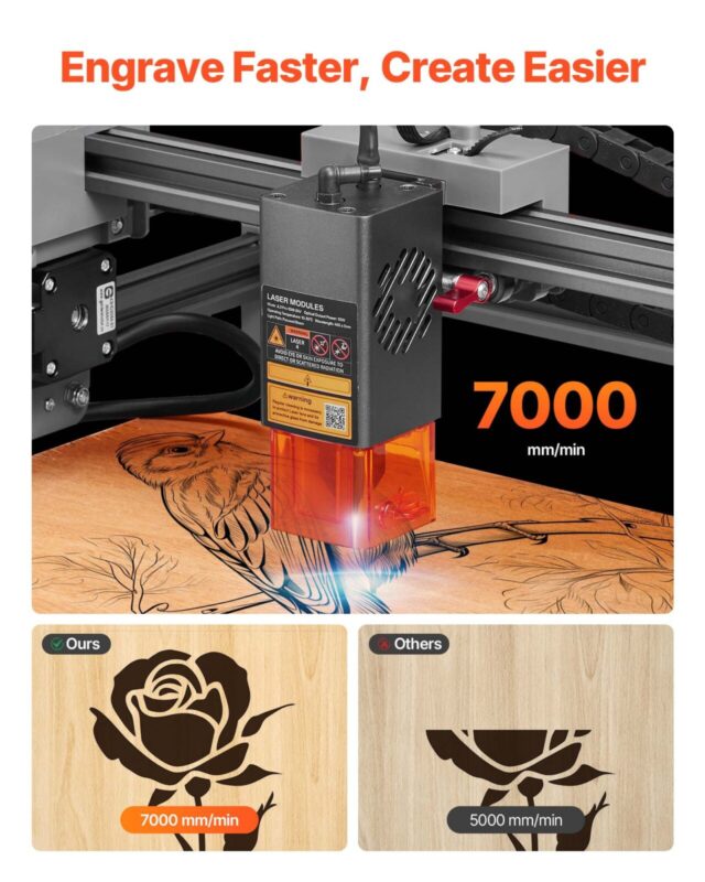 Lasergraveerija, 10 W, 300 x 300 mm