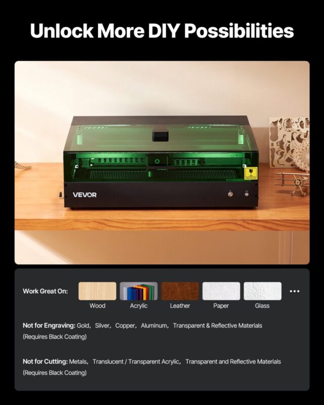 Lasergraveerija, 20 W, 36000 mm