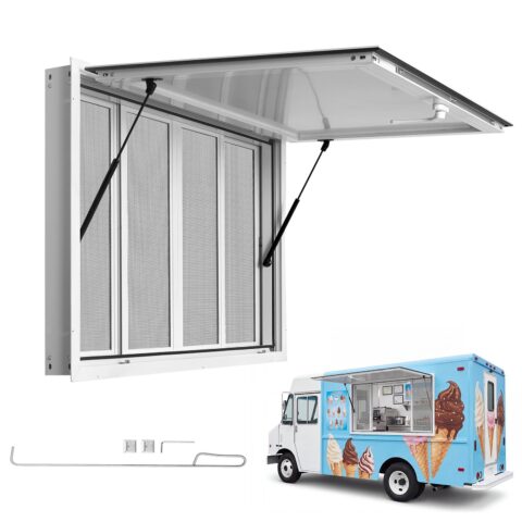 Concession Window 1143x762mm Aluminum Alloy Service Window, 1143 x 762 mm