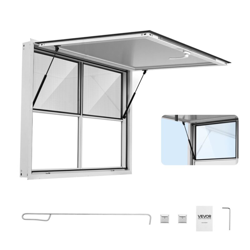 Concession Window 1220x915mm Aluminum Alloy Service Window, 1220 x 915 mm