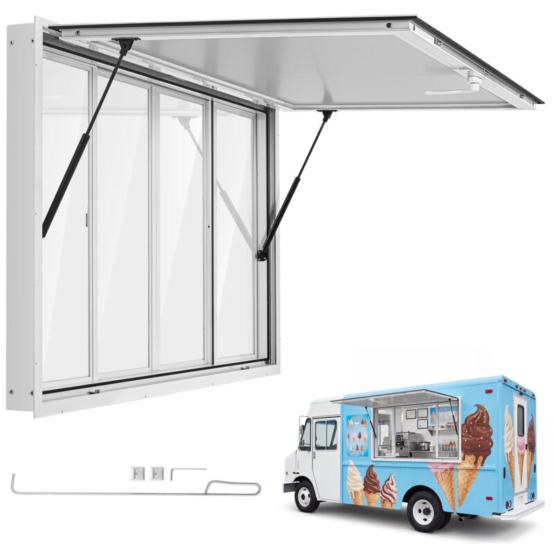 Concession Window 1524x915mm Aluminum Alloy Service Window, 1524 x 915 mm