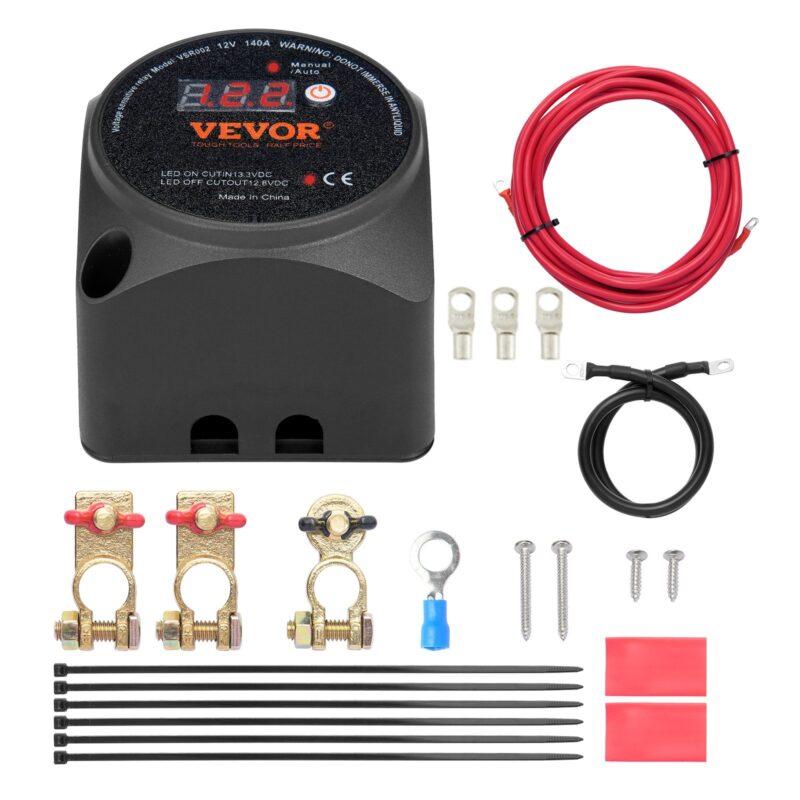 Dual Battery Isolator Kit, 68 x 68 x 56 mm, 1,5 kg