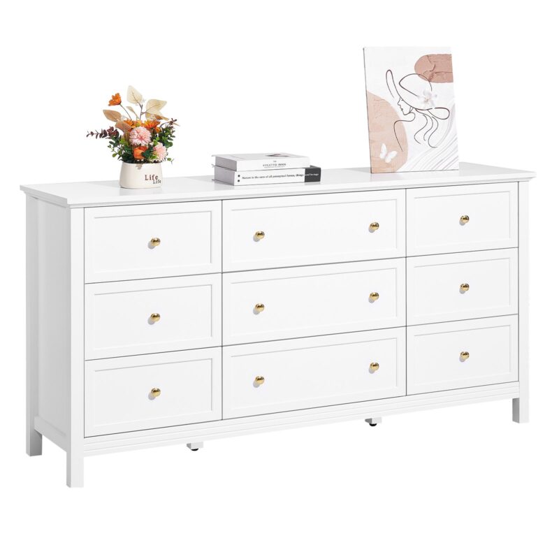9 Drawer Dresser, 68 kg, 52 x 28,6 x 11,6 cm