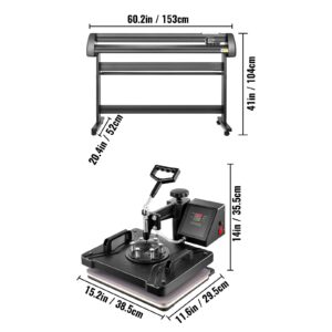 5-ühes digitaalne 38,1 x 30,5 cm kuumpress ja 135 cm vinüüllõikur koos Signmasteri — pilt 8