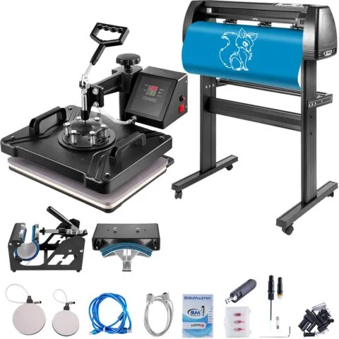 5-in-1 digitaalne 38,1 x 30,5 cm kuumpress ja 86,4 cm vinüüllõikur koos Signmasteri