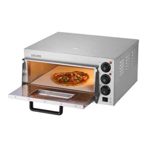 Commercial Countertop Pizza Oven Electric Pizza Oven for 40.6 cm Pizza Indoor, 40,6 cm