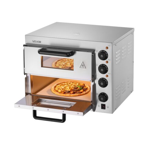 Commercial Countertop Pizza Oven Electric Pizza Oven for 35.6 cm Pizza Indoor, 35,6 cm