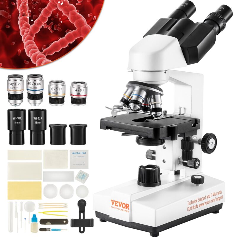 Binocular Compound Microscope, 14 mm, 3,02 kg