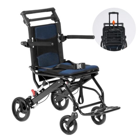 Ratastooli alumiiniumisulamist transporditool kokkupandav 40 cm lai