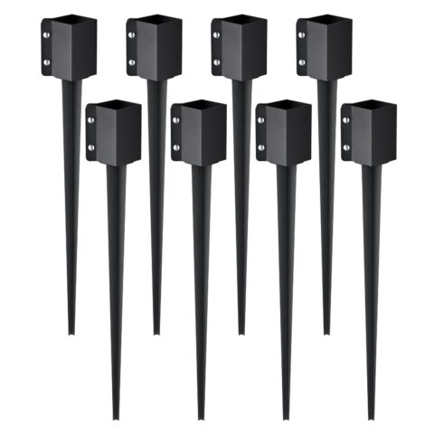Fence Post Anchor Ground Spike, 91,4 x 10,2 x 10,2 cm, 8 tk
