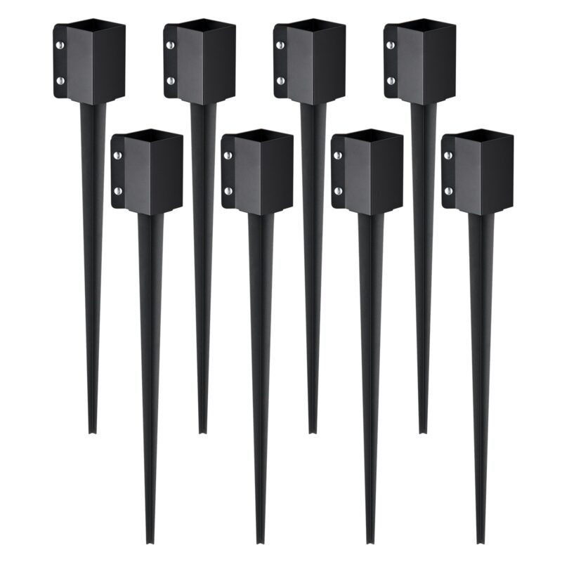 Fence Post Anchor Ground Spike, 91,4 x 10,2 x 10,2 cm, 8 tk
