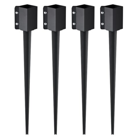 Fence Post Anchor Ground Spike, 91,4 x 10,2 x 10,2 cm, 4 tk