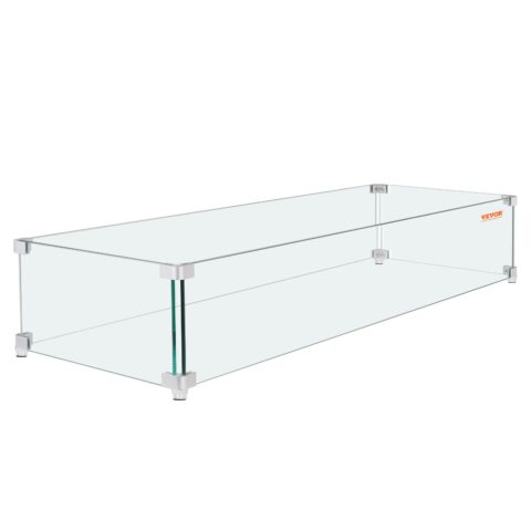 Fire Pit Wind Guard, 96,5 x 26,7 x 15,2 cm, 7,62 mm