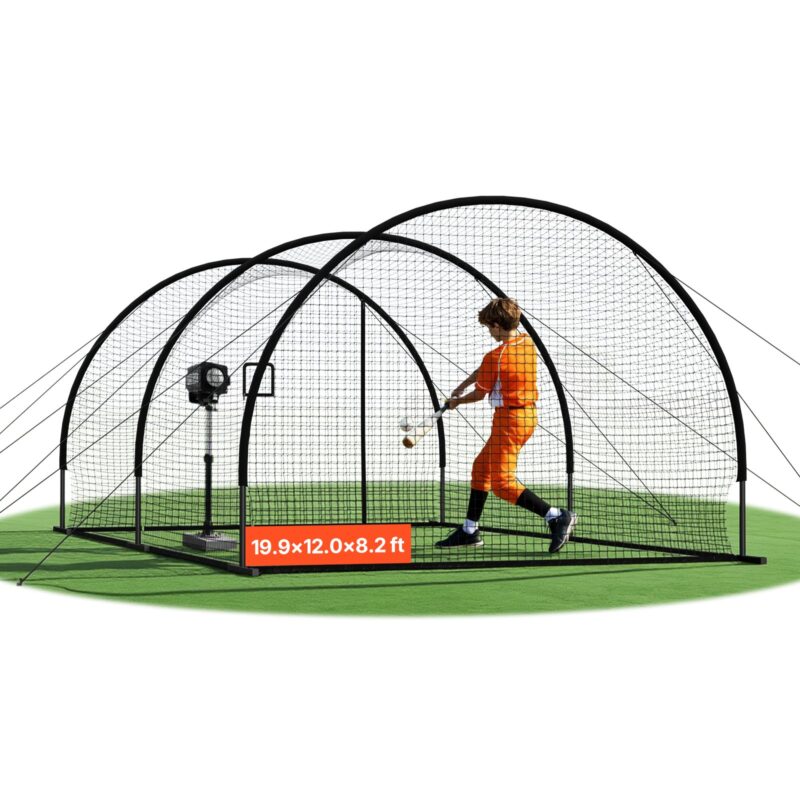 Baseball Batting Cage, 6060 x 3660 x 2500 mm, 18 kg