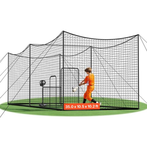 Baseball Batting Cage, 10668 x 3200 x 3100 mm, 35X10X10 ft