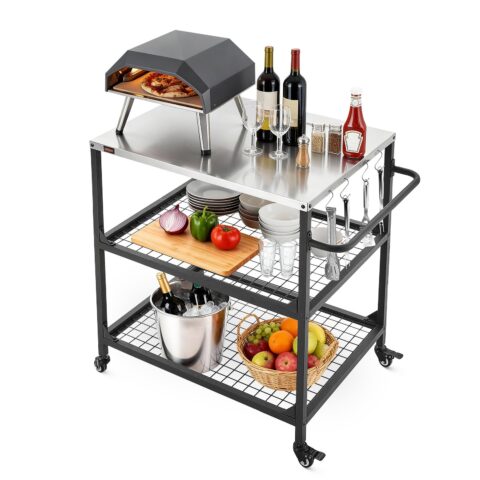 Outdoor Grill Cart, 100 kg, 800 x 610 mm