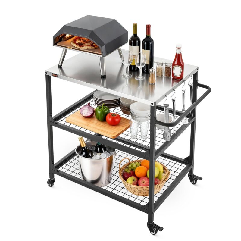 Outdoor Grill Cart, 100 kg, 800 x 610 mm
