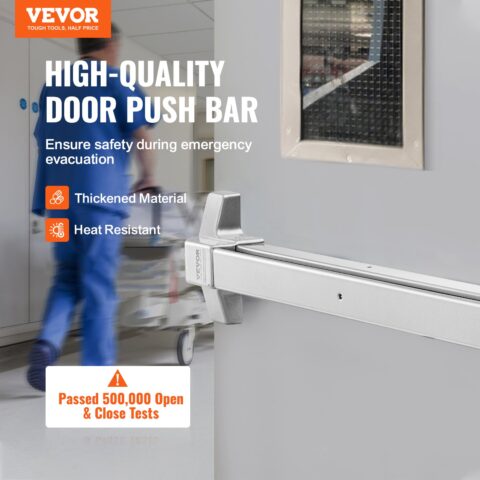Push Bar Door Locks, 698 x 154 x 65 mm, 104 cm