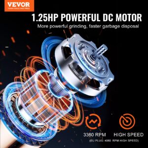 Prügikonteiner 1,25 HP pidev toidujäätmete konteineri 4060 p/min EZ Connect — pilt 2