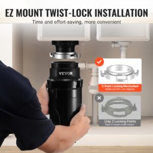 Prügikonteiner 1/2 HP pidev toidujäätmete konteinerisse 3820 p/min EZ Connect — pilt 5