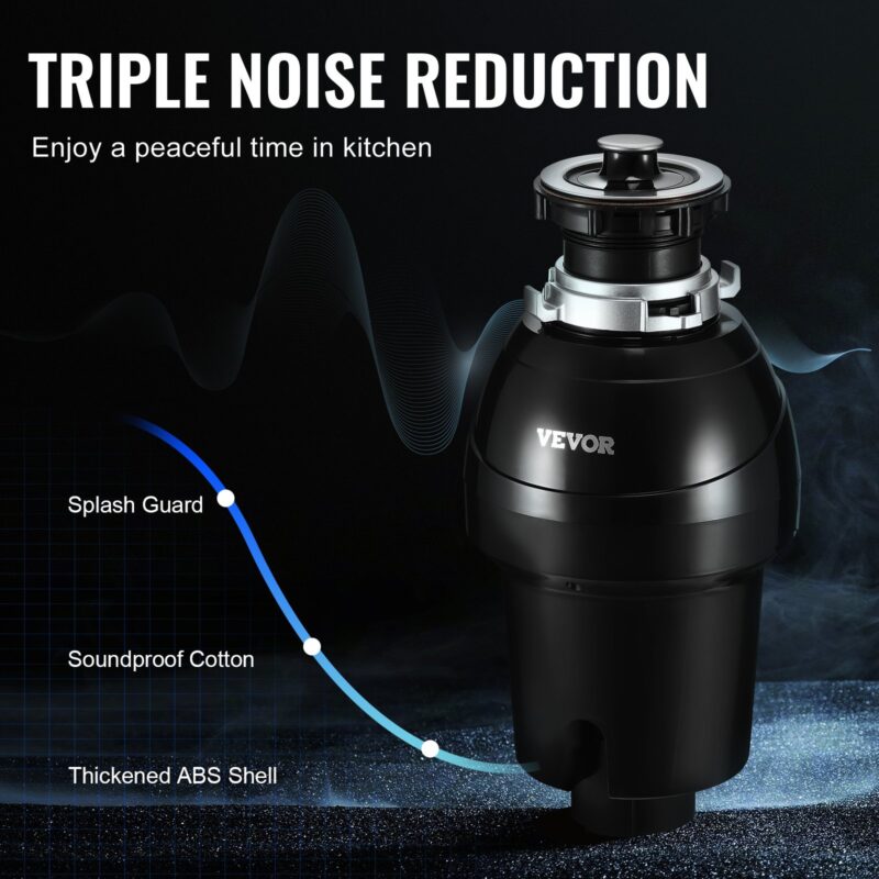 Prügikonteiner 1 HP pidev toidujäätmete konteinerisse paigaldatav 3960 p/min EZ Connect