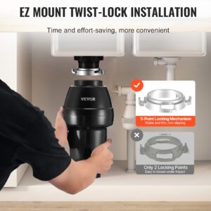 Prügikonteiner 3/4 HP pidev toidujäätmete konteinerisse paigaldatav 3930 p/min EZ Connect — pilt 5
