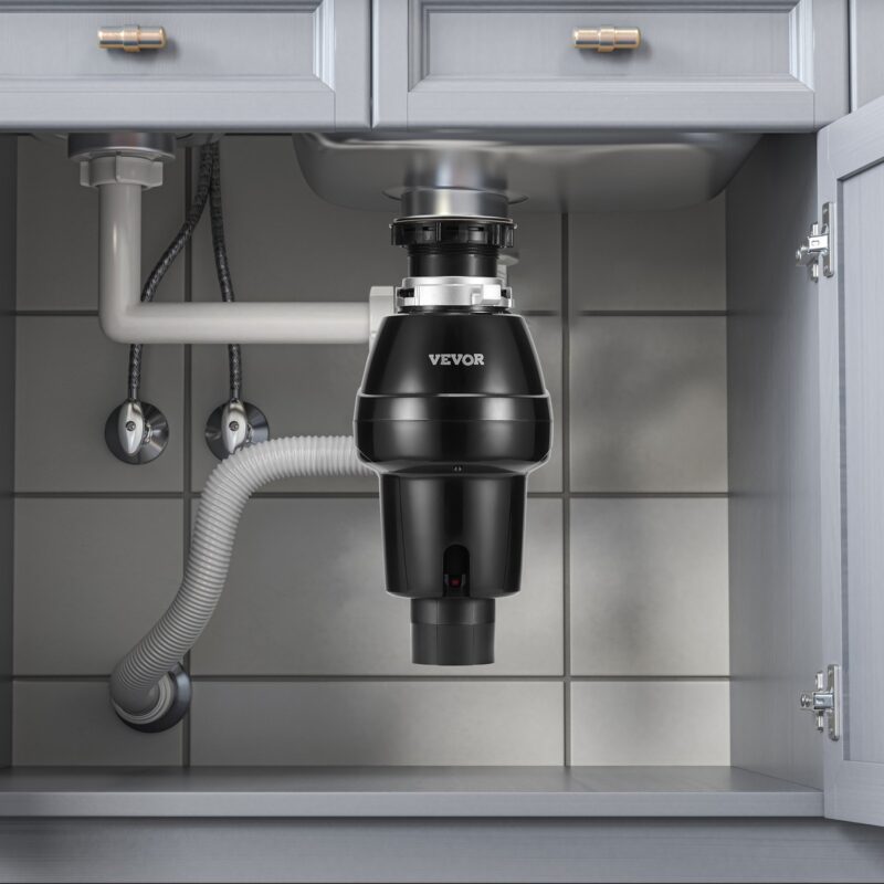 Prügikonteiner 3/4 HP pidev toidujäätmete konteinerisse paigaldatav 3930 p/min EZ Connect