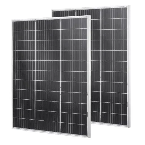 2PCS 100 W bifacial päikesepaneelid, 2 tk