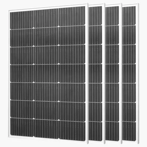 4PCS 100 W monokristallilised päikesepaneelid, 4 tk