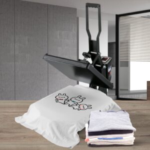 VEVOR Kuumpress 38,1 x 38,1 cm sublimatsiooniprinter isetehtud T-särkidele, must — pilt 8