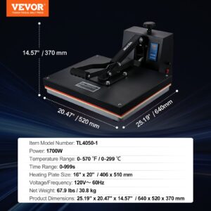 Kuumpress 40,6 x 50,8 cm sublimatsiooniprinter isetehtud T-särkidele — pilt 7