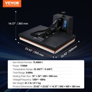 Kuumpress 40,6 x 61 cm sublimatsiooniprinter isetehtud T-särkidele — pilt 7