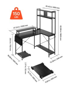 L-kujuline mängulaud LED-tuledega, 1,2 m — pilt 2