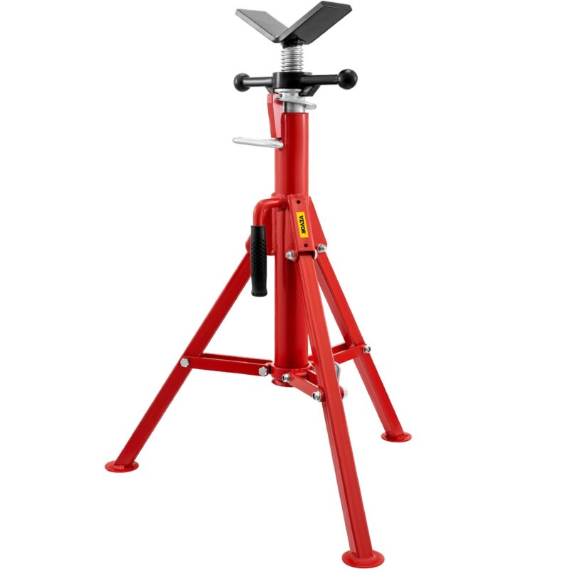 V Head Pipe Stand 0.3-30.5 cm Capacity, 1134 kg, 30,5 cm, 1133,9 kg