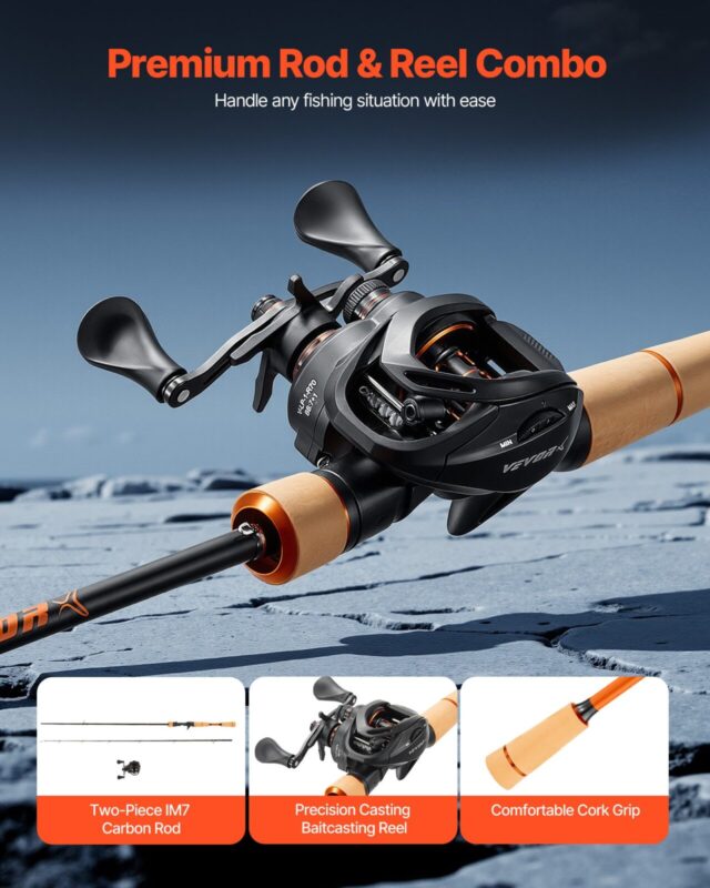 VEVOR Ridva ja rulli komplekt, 108 cm
