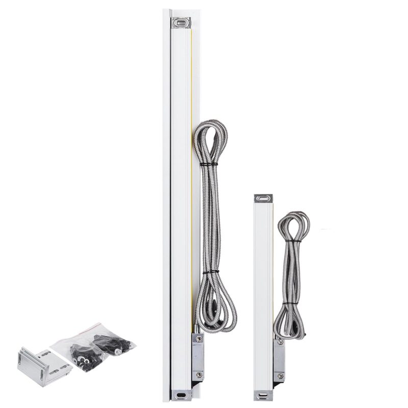 2 precision linear scales with lengths of 250mm and 1000mm (25.4 cm and 102 cm), 250 mm