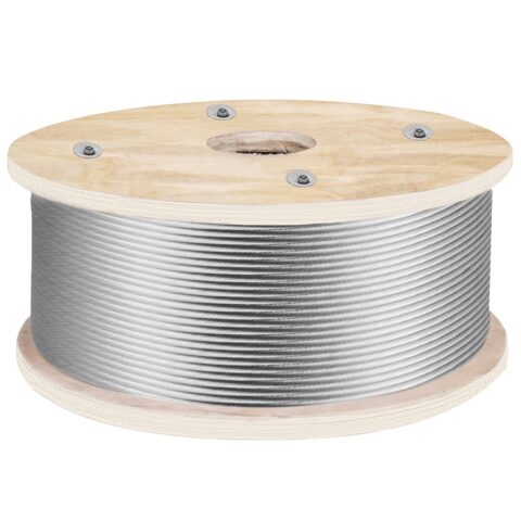 316 Stainless Steel Wire Rope 152 m Length, 4,76 mm, 2132 kg