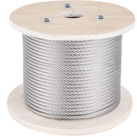 316 Stainless Steel Cable, 3,97 mm läbimõõt, 152 m, 1497 kg