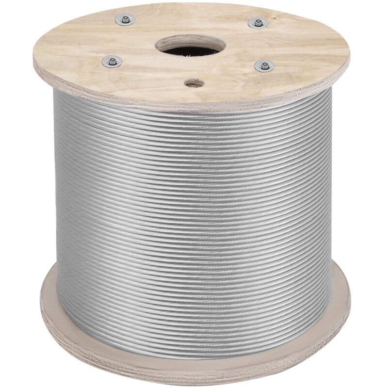 6.35 mm Stainless Steel Cable 61.0 m, 6,35 mm, 61,0 m