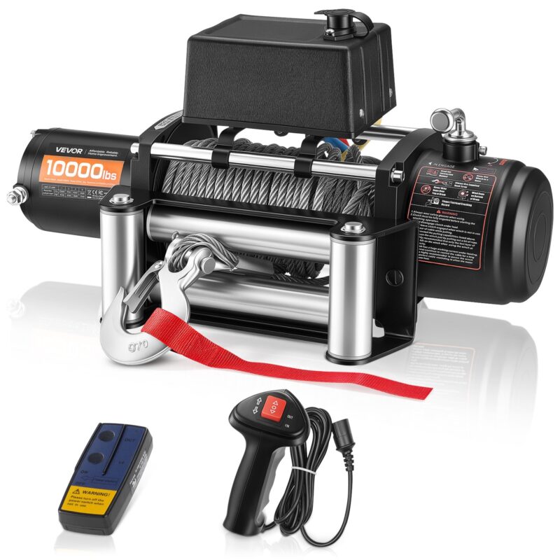 Electric Winch, 4536 kg, 4500 kg, 8,3 mm