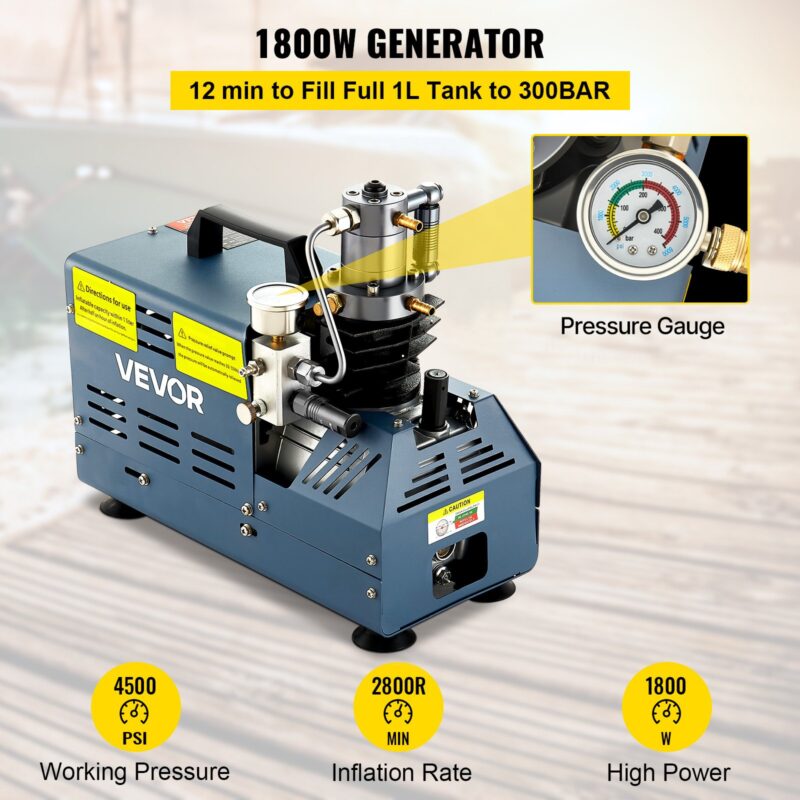 Kõrgsurvekompressor, 1800 W