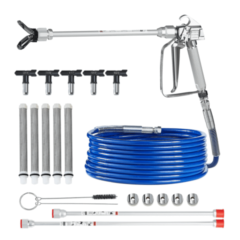 Airless Paint Spray Gun and Hose Kit, 30 cm, 225 x 145 x 51,5 mm